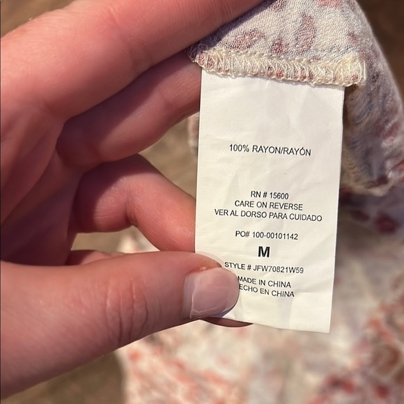 Bundle of 3 Women’s Blouses Tops THML Fever Mason&Belle Boho Blue Pink Size Med - Picture 12 of 16